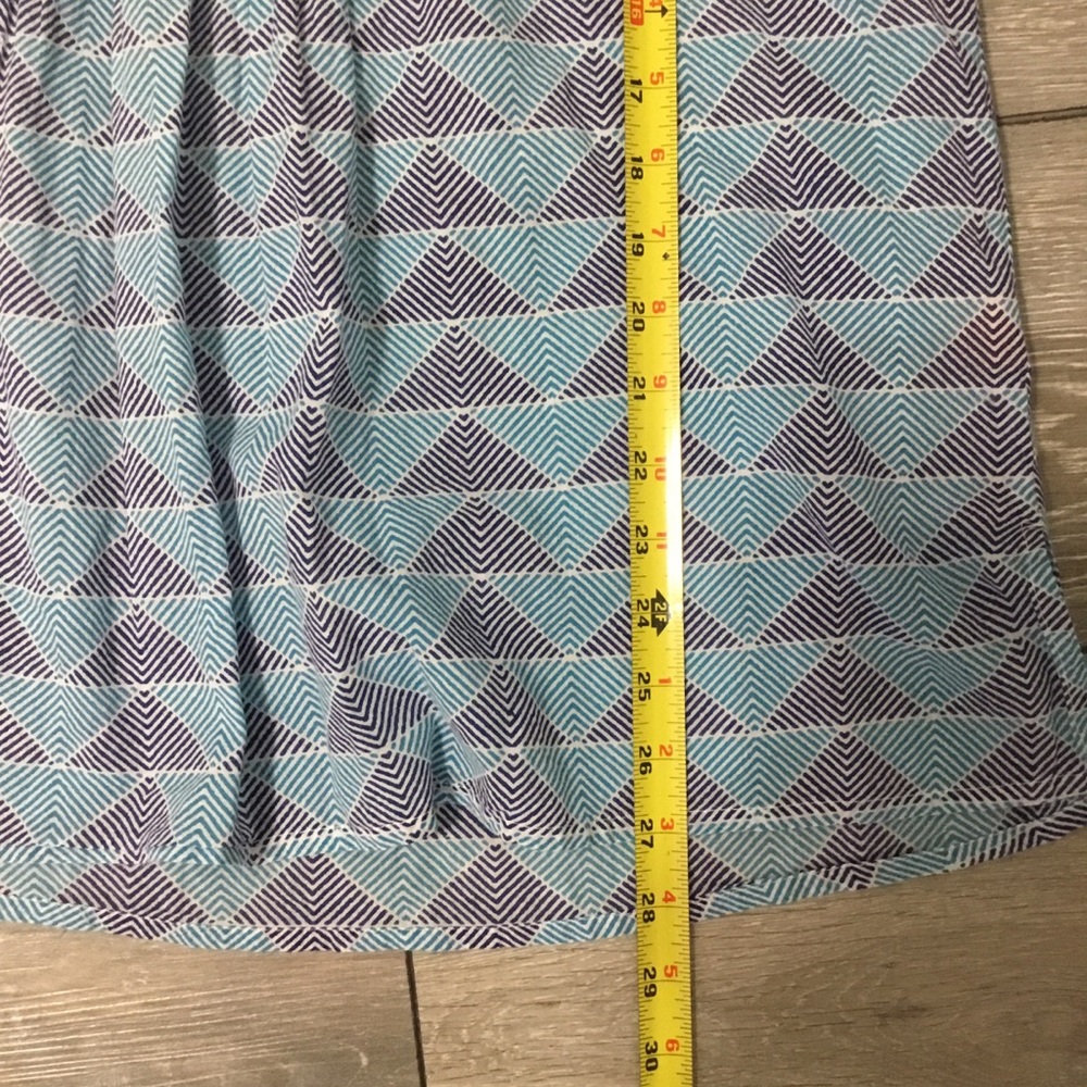OLIPHANT Lightweight Cotton Geometric Triangle Tunic Top XL - Picture 4 of 10